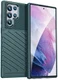Samsung Galaxy S22 Ultra Hoesje TPU Thunder Design Back Cover Groen afbeelding 2