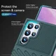 Samsung Galaxy S22 Ultra Hoesje TPU Thunder Design Back Cover Groen afbeelding 6