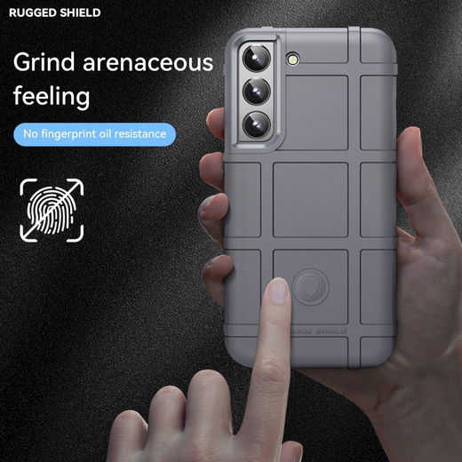 Samsung Galaxy S22 Hoesje Shock Proof Rugged Shield Back Cover Grijs afbeelding 8