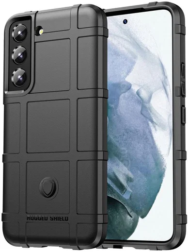 Samsung Galaxy S22 Plus Hoesje Shock Proof Rugged Back Cover Zwart afbeelding 1