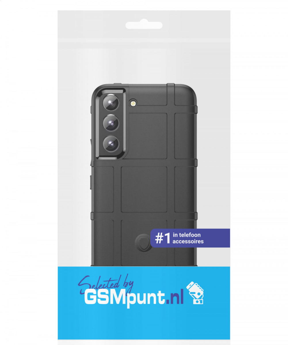 Samsung Galaxy S22 Plus Hoesje Shock Proof Rugged Back Cover Zwart afbeelding 10