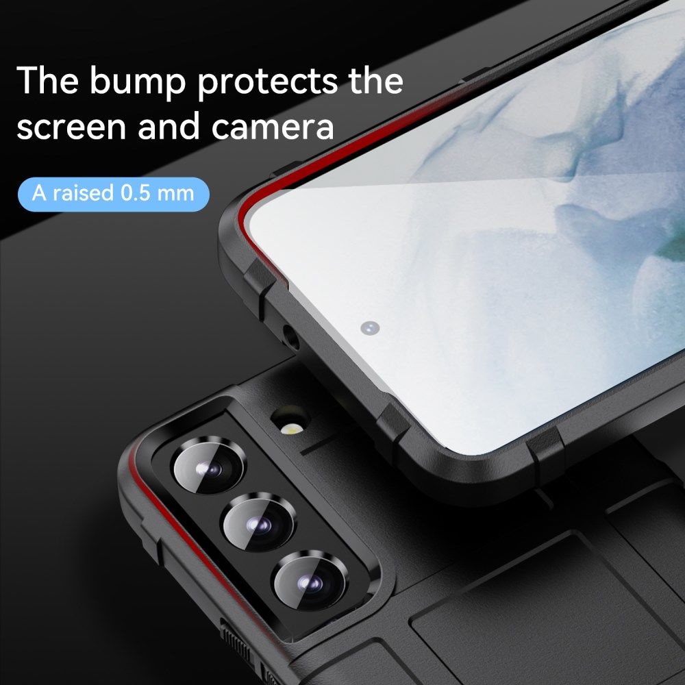 Samsung Galaxy S22 Plus Hoesje Shock Proof Rugged Back Cover Zwart afbeelding 4
