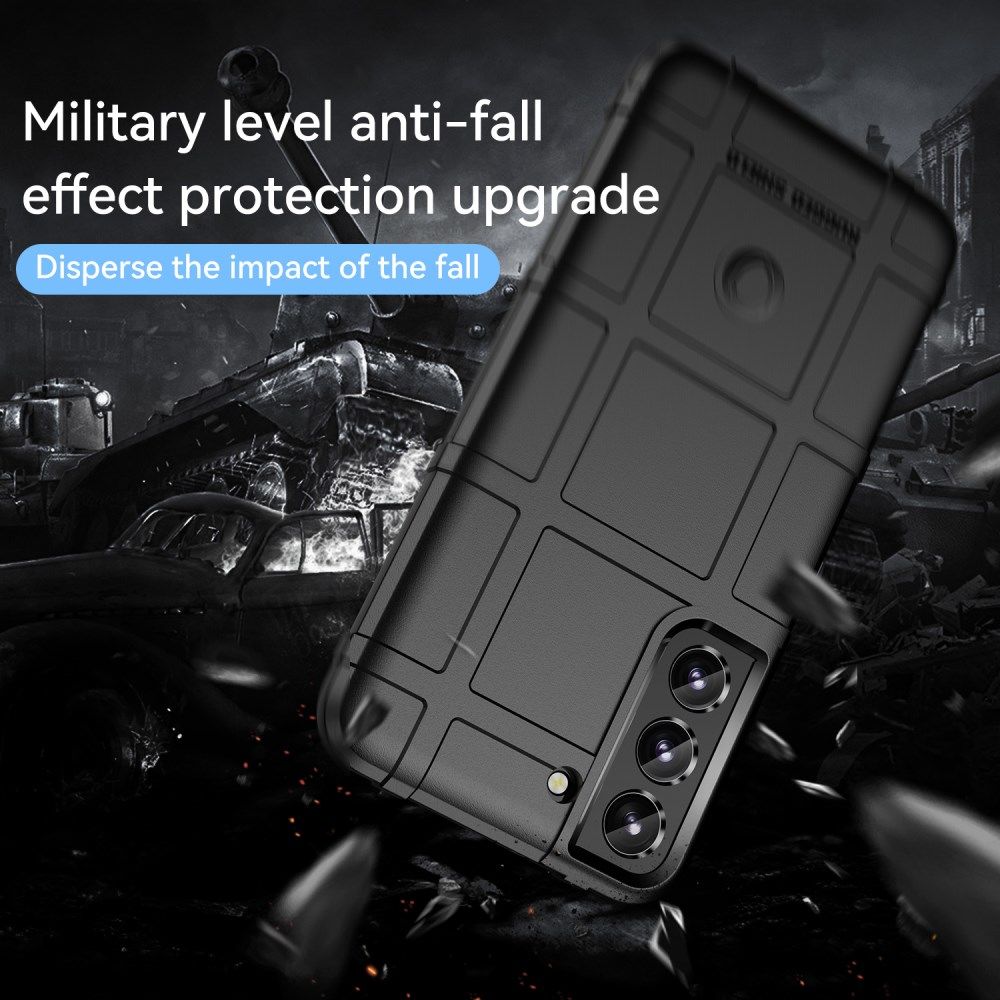 Samsung Galaxy S22 Plus Hoesje Shock Proof Rugged Back Cover Zwart afbeelding 3
