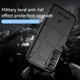 Samsung Galaxy S22 Plus Hoesje Shock Proof Rugged Back Cover Zwart afbeelding 3