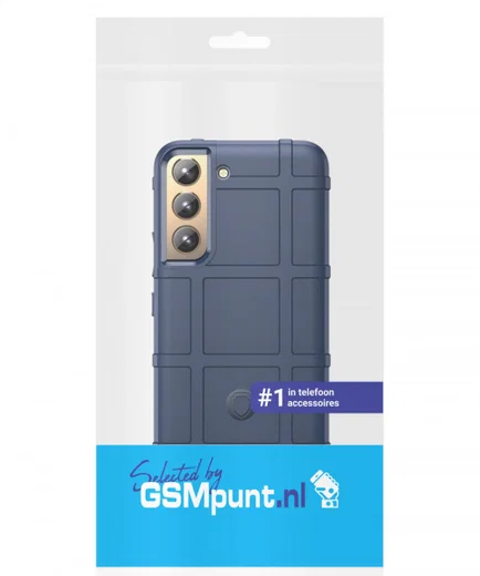 Samsung Galaxy S22 Plus Hoesje Shock Proof Rugged Back Cover Blauw afbeelding 10