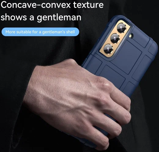 Samsung Galaxy S22 Plus Hoesje Shock Proof Rugged Back Cover Blauw afbeelding 6