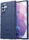 Samsung Galaxy S22 Ultra Hoesje Shock Proof Rugged Back Cover Blauw