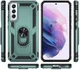 Samsung Galaxy S22 Hoesje Hybride Kickstand Back Cover Groen afbeelding 9