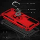 Samsung Galaxy S22 Hoesje Hybride Kickstand Back Cover Rood afbeelding 8