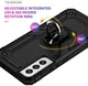 Samsung Galaxy S22 Plus Hoesje Hybride Kickstand Back Cover Zwart afbeelding 6