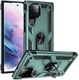 Samsung Galaxy S22 Ultra Hoesje Hybride Kickstand Back Cover Groen afbeelding 1