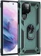 Samsung Galaxy S22 Ultra Hoesje Hybride Kickstand Back Cover Groen afbeelding 2