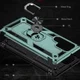 Samsung Galaxy S22 Ultra Hoesje Hybride Kickstand Back Cover Groen afbeelding 8