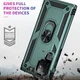 Samsung Galaxy S22 Ultra Hoesje Hybride Kickstand Back Cover Groen afbeelding 4