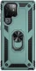 Samsung Galaxy S22 Ultra Hoesje Hybride Kickstand Back Cover Groen afbeelding 3