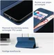 Rosso Element Samsung Galaxy S22 Hoesje Book Cover Wallet Blauw afbeelding 3