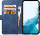 Rosso Element Samsung Galaxy S22 Hoesje Book Cover Wallet Blauw