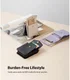 Ringke Folio Signature Samsung Galaxy Z Flip 3 Hoesje met Koord Zwart afbeelding 5