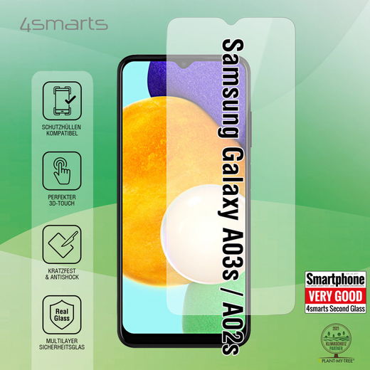 4smarts Second Glass X-Pro Samsung Galaxy A03s/A02s Screen Protector afbeelding 2