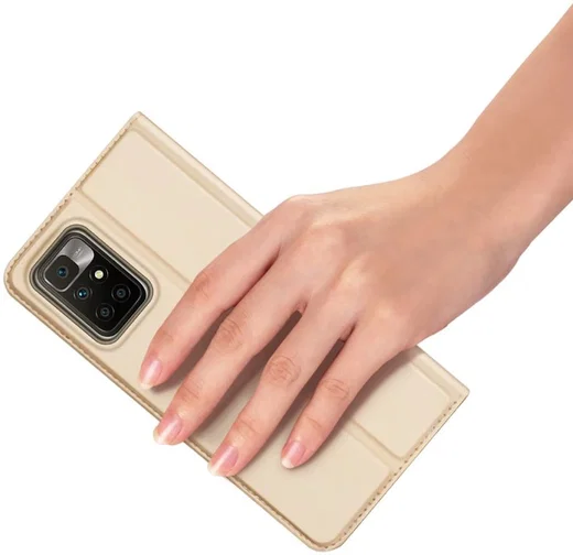 Dux Ducis Skin Pro Series Xiaomi Redmi 10 Hoesje Portemonnee Goud afbeelding 4