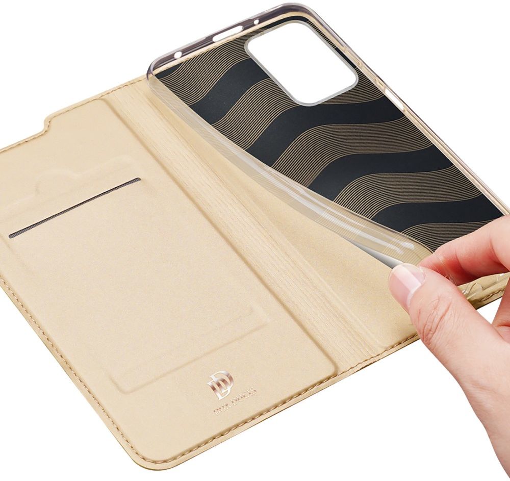 Dux Ducis Skin Pro Series Xiaomi Redmi 10 Hoesje Portemonnee Goud afbeelding 5