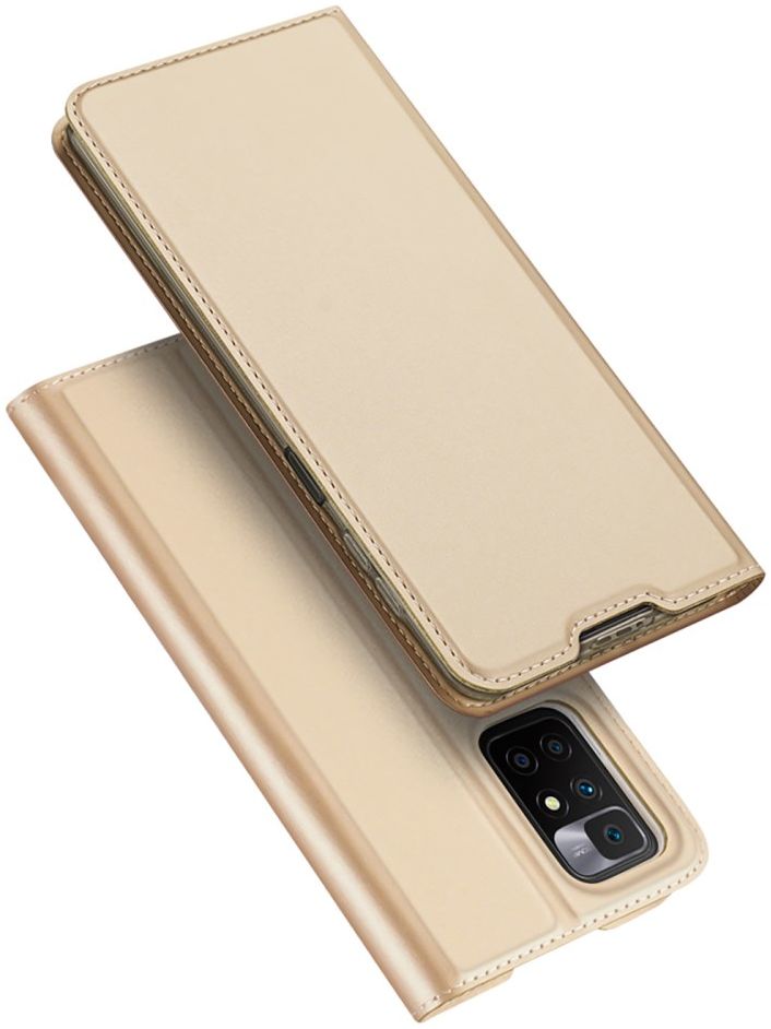 Dux Ducis Skin Pro Series Xiaomi Redmi 10 Hoesje Portemonnee Goud afbeelding 6
