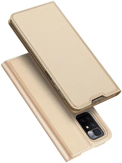 Dux Ducis Skin Pro Series Xiaomi Redmi 10 Hoesje Portemonnee Goud afbeelding 6