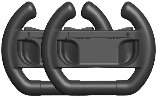 Universeel Nintendo Switch Stuur en Controller Zwart en Zwart (2-Pack) afbeelding 1