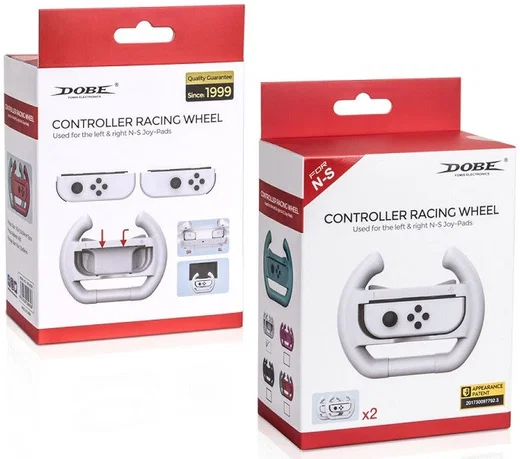 Universeel Nintendo Switch Stuur en Controller Zwart en Zwart (2-Pack) afbeelding 5