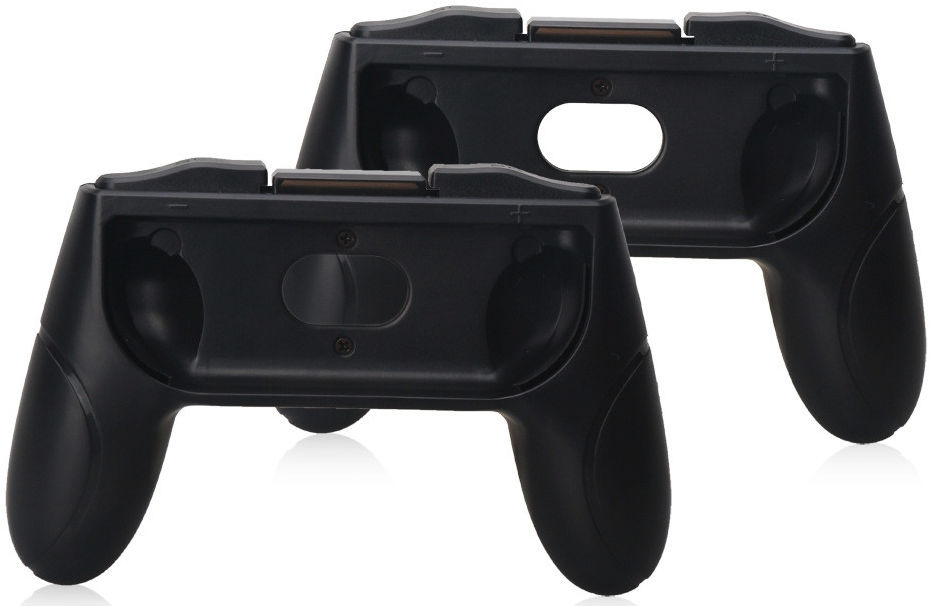 Universeel Nintendo Switch Controller Handvat Zwart en Zwart (2-Pack) afbeelding 2