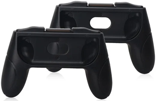 Universeel Nintendo Switch Controller Handvat Zwart en Zwart (2-Pack) afbeelding 2