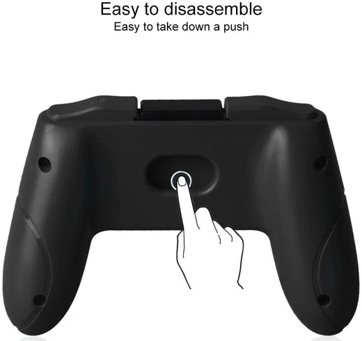 Universeel Nintendo Switch Controller Handvat Zwart en Zwart (2-Pack) afbeelding 4