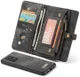 CaseMe 008 Samsung A32 5G Hoesje Book Case en Back Cover Zwart afbeelding 1