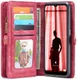 CaseMe 008 Samsung A32 5G Hoesje Book Case en Back Cover Rood afbeelding 2