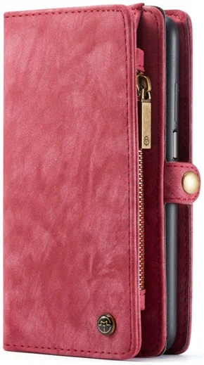 CaseMe 008 Samsung A32 5G Hoesje Book Case en Back Cover Rood afbeelding 6
