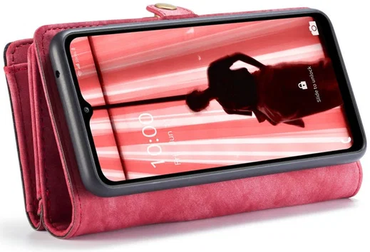 CaseMe 008 Samsung A32 5G Hoesje Book Case en Back Cover Rood afbeelding 7