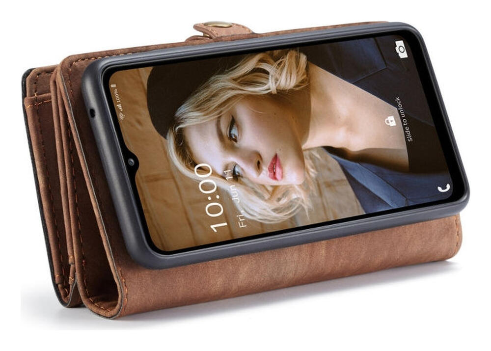 CaseMe 008 Samsung A32 5G Hoesje Book Case en Back Cover Bruin afbeelding 7