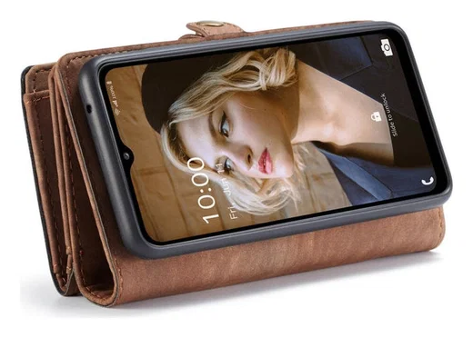 CaseMe 008 Samsung A32 5G Hoesje Book Case en Back Cover Bruin afbeelding 7