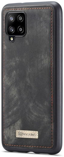 CaseMe 008 Samsung Galaxy A12 Hoesje Book Case en Back Cover Zwart afbeelding 4