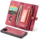 CaseMe 008 Samsung Galaxy A12 Hoesje Book Case en Back Cover Rood afbeelding 2