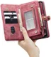 CaseMe 008 Samsung Galaxy A12 Hoesje Book Case en Back Cover Rood afbeelding 3