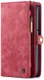 CaseMe 008 Samsung Galaxy A12 Hoesje Book Case en Back Cover Rood afbeelding 4