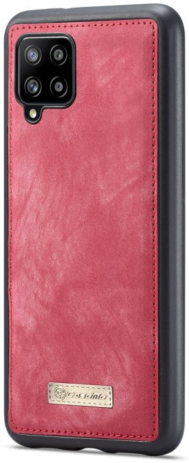CaseMe 008 Samsung Galaxy A12 Hoesje Book Case en Back Cover Rood afbeelding 5
