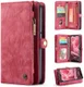 CaseMe 008 Samsung Galaxy A12 Hoesje Book Case en Back Cover Rood afbeelding 7