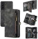 CaseMe 008 Samsung Galaxy S21 FE Hoesje Book Case Back Cover Zwart afbeelding 8