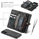 CaseMe 008 Samsung Galaxy S21 FE Hoesje Book Case Back Cover Zwart afbeelding 4