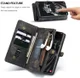 CaseMe 008 Samsung Galaxy S21 FE Hoesje Book Case Back Cover Zwart afbeelding 6