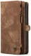 CaseMe 008 Samsung Galaxy S21 FE Hoesje Book Case Back Cover Bruin afbeelding 1