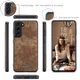 CaseMe 008 Samsung Galaxy S21 FE Hoesje Book Case Back Cover Bruin afbeelding 8