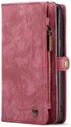 CaseMe 008 Samsung Galaxy S21 FE Hoesje Book Case Back Cover Rood